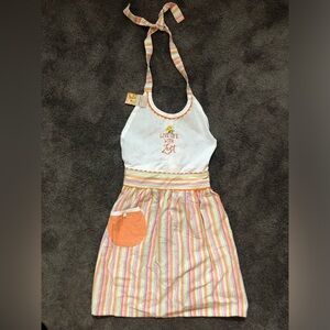 Zesty Lemon hostess apron, (20x30.5in)